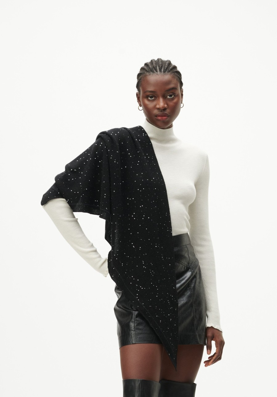 Women Lala Berlin | Triangle Solid M Black Sequins