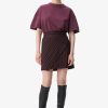 Women Lala Berlin | Skirt Saki Stripe Fudge