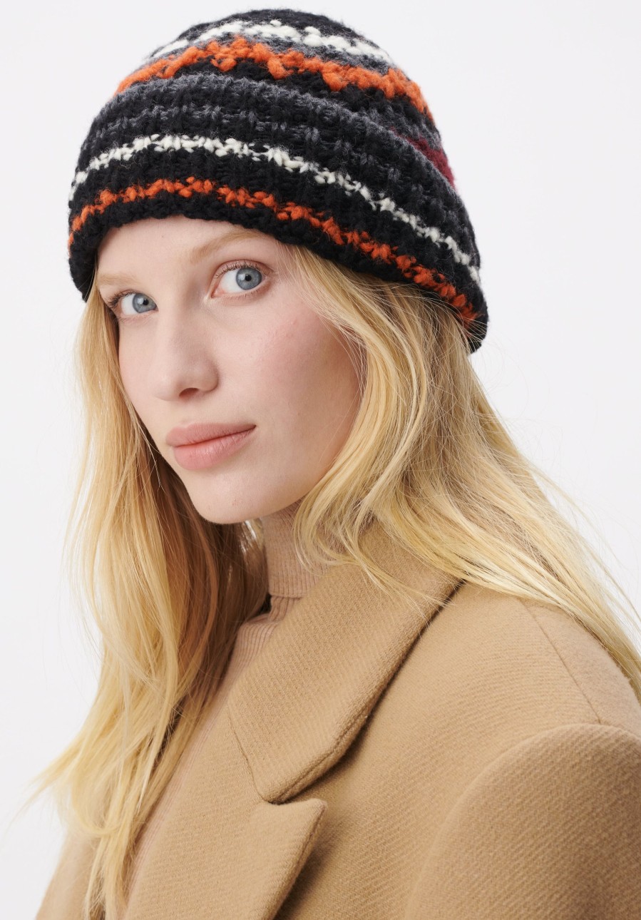 Women Lala Berlin | Beanie Adda Stripy Fudge