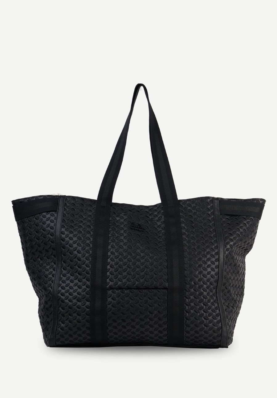 Women Lala Berlin | Oversized East West Tote Myllow Heritage Black