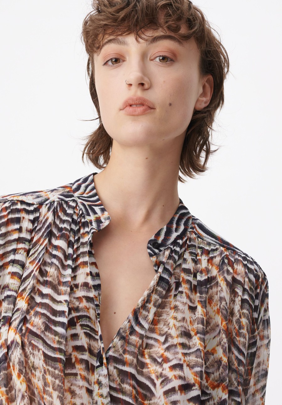 Women Lala Berlin | Blouse Baylin Zebra Shibori