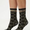 Women Lala Berlin | Socks Aske Gold Lalagram