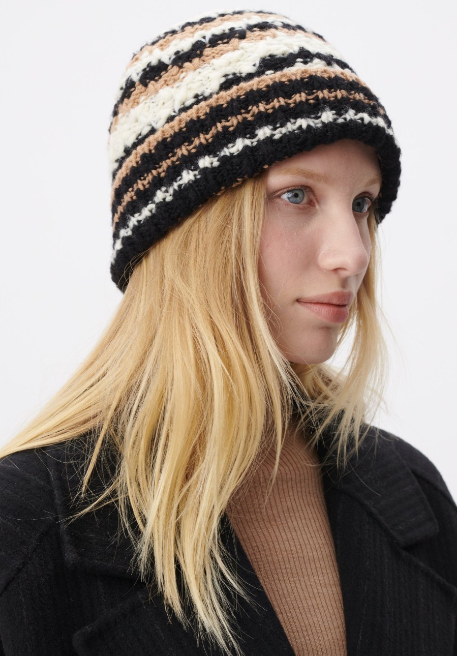 Women Lala Berlin | Beanie Adda Stripy Desert