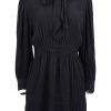 Women Lala Berlin | Pre-Loved Dress Daryl-L Black Embroidery Stripes