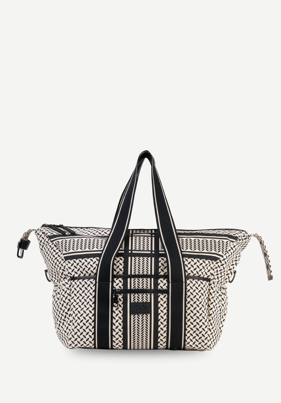 Women Lala Berlin | Big Bag Muriel 2.0 Heritage Stripe Black