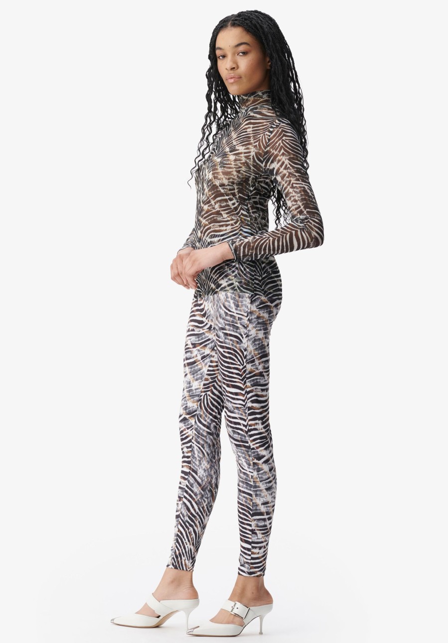 Women Lala Berlin | Legging Leonie Dark Zebra Shibori