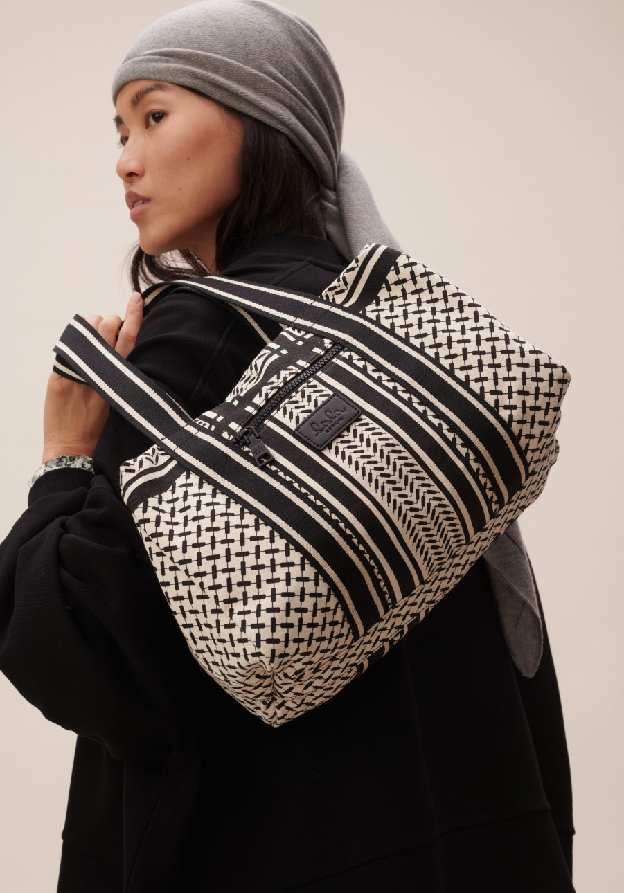 Women Lala Berlin | Small Bag Muriel Heritage Off-White_Black