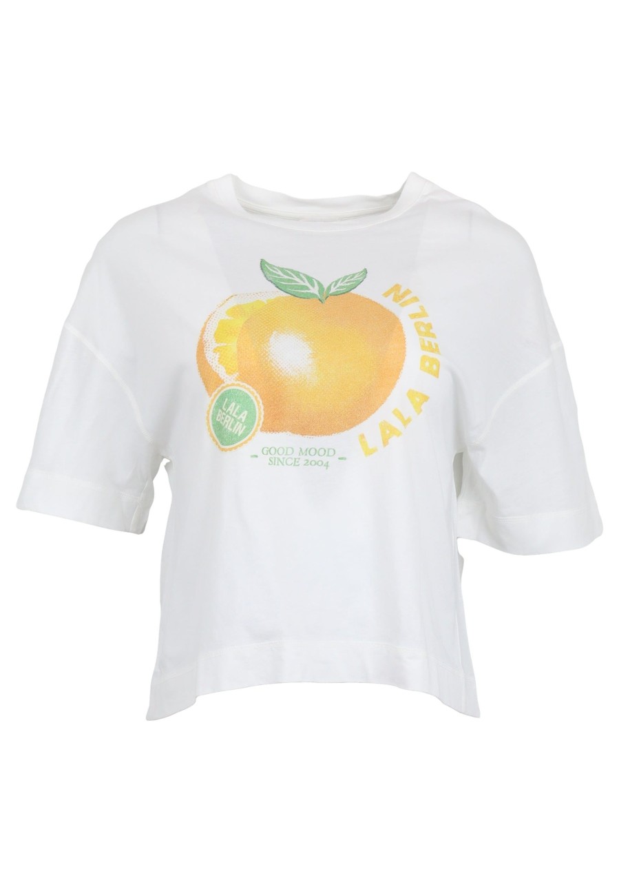 Women Lala Berlin | Pre-Loved T-Shirt Crea-Xs White