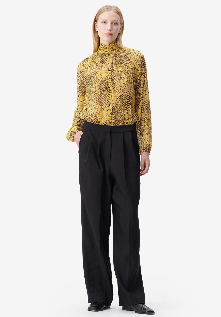 Women Lala Berlin | Blouse Brooks Heritage Star Yellow