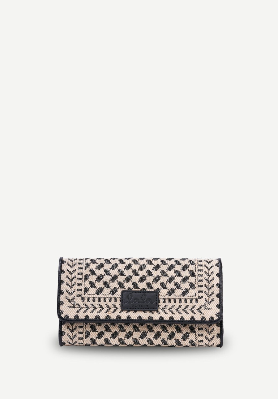 Women Lala Berlin | Wallet Wren Hessian X-Stitch