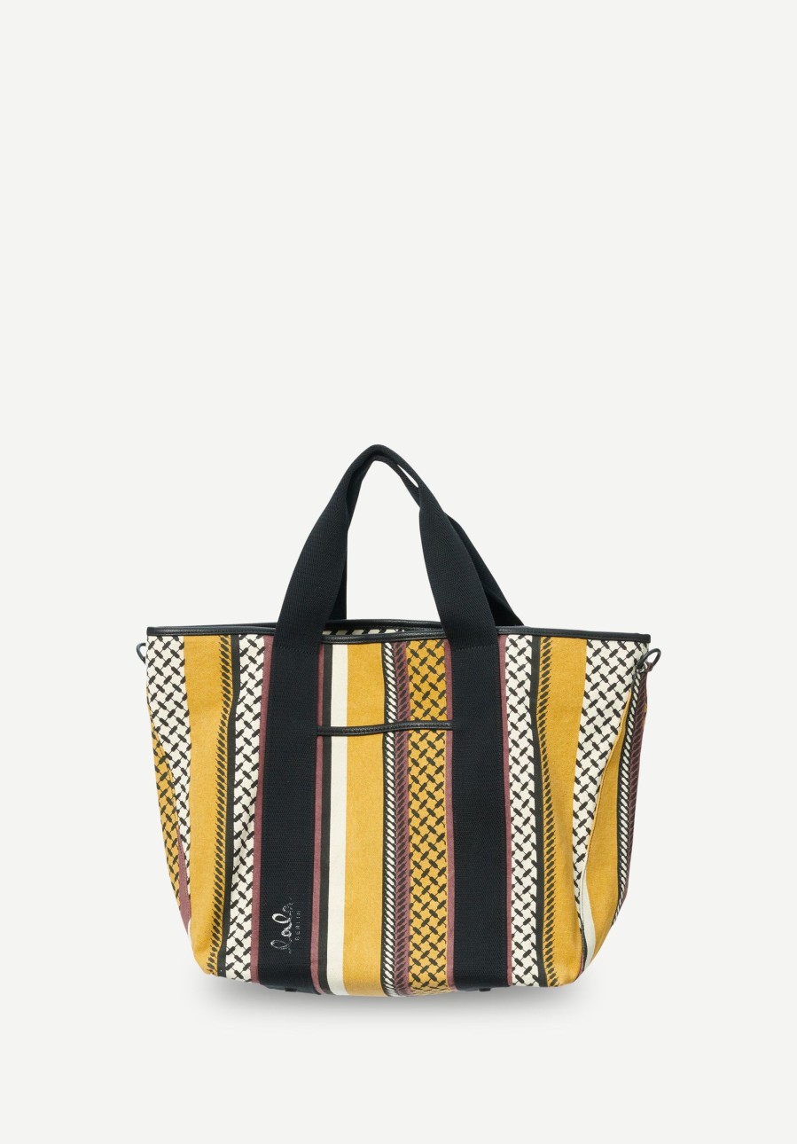 Women Lala Berlin | East West Tote Maggie Multicolor Toffee