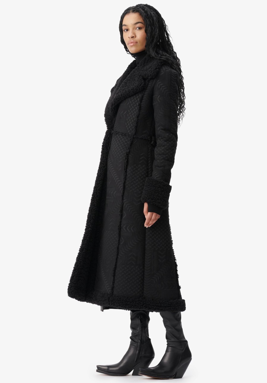 Women Lala Berlin | Coat Osia Heritage Star Emb